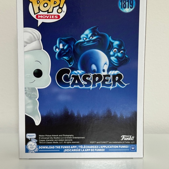Funko Casper Vinyl Figure - White and Gray - Picture 3 of 4